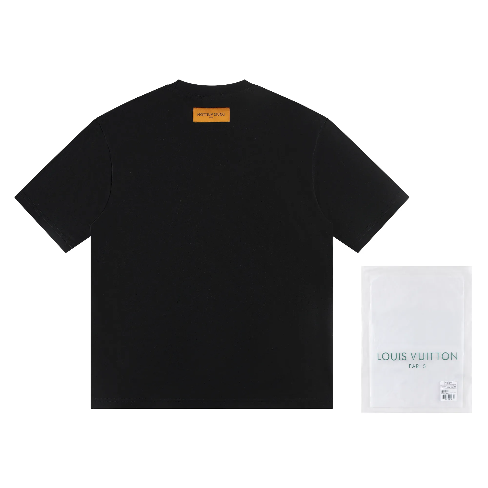 🅿️160 louis vuitto*2026 latest short-sleeved T-shirt Material: Made of high version 300g double yarn combed cotton Size: S M L XL Color: black and white Style number: W2609